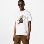 LV Short-Sleeved Embroidered Cotton T-Shirt