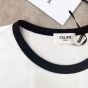 celine paris t-shirt in cotton jersey