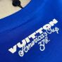 LV Short-Sleeved Embroidered Cotton T-Shirt