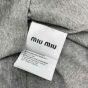 MIU MIU Ribbed jersey T-shirt