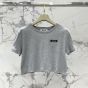 MIU MIU Ribbed jersey T-shirt