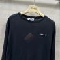 MIU MIU Long-sleeved ribbed jersey T-shirt