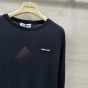 MIU MIU Long-sleeved ribbed jersey T-shirt
