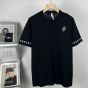 LV Short-Sleeved Cotton Crewneck