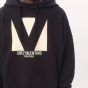 COTTON HOODED SWEATSHIRT WITH CHEZ VALENTINO PRINT