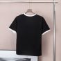 MIU MIU Cotton jersey T-shirt with embroidered logo