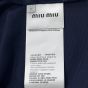 MIU MIU Piqué and jersey polo shirt