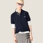 MIU MIU Piqué and jersey polo shirt