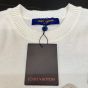 LV Embellished Short-Sleeved Cotton Crewneck