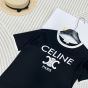 CELINE PARIS T-SHIRT IN COTTON JERSEY