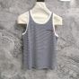 Petit Bateau X Miu Miu ribbed jersey top