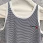 Petit Bateau X Miu Miu ribbed jersey top