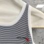 Petit Bateau X Miu Miu ribbed jersey top