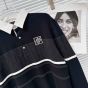 LV Monogram Jacquard Long-Sleeved Polo Shirt