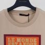 LV Embellished Graphic Cotton T-Shirt