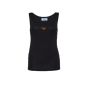 Prada Ribbed knit jersey tank top