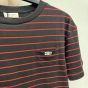 Celine triomphe regular t-shirt in striped jersey