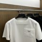 Prada Re-Nylon and jersey T-shirt
