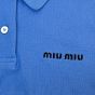 MIU MIU Cotton piqué polo shirt