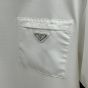Prada Re-Nylon and jersey T-shirt