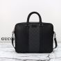 Gucci Medium GG briefcase with tag