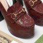 Gucci Women's Horsebit platform loafer slingback