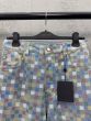 LV Damier Denim Wide-Leg Pants