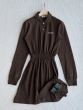 MIU MIU Cotton piqué mini-dress