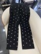 LV Blason Gradient Embroidered Denim Skate Pants