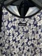 MIU MIU Long floral print crepe de chine dress