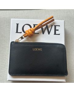 LOEWE Knot coin cardholder in shiny nappa calfskin