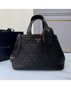 Prada Large quilted leather tote bag