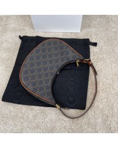 Celine AVA BAG IN TRIOMPHE CANVAS AND CALFSKIN