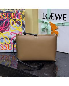 LOEWE Knot T pouch in shiny nappa calfskin