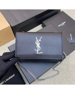 YSL KATE SMALL IN GRAIN DE POUDRE EMBOSSED LEATHER