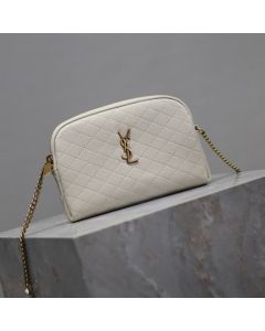 YSL GABY ZIPPERED POUCH IN LAMBSKIN