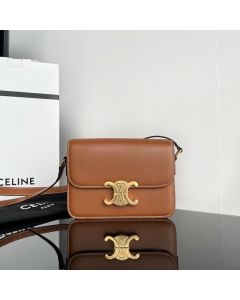 Celine TEEN TRIOMPHE BAG IN NATURAL CALFSKIN
