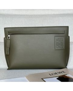 LOEWE T Pouch in satin calfskin