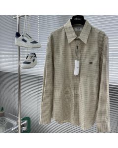 Celine loose shirt in checked cotton