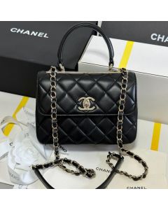 CHANEL Mini Flap Bag with Top Handle