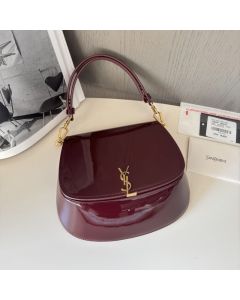 YSL VOLTAIRE TOP HANDLE in patent leather