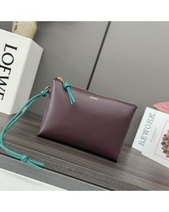 LOEWE Knot T pouch in shiny nappa calfskin