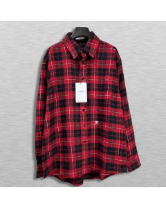 Celine loose shirt in checked cotton