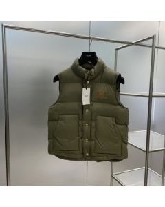 Celine sleeveless down jacket in lightweight nylon