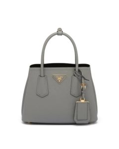 Medium Saffiano Leather Double Prada Bag