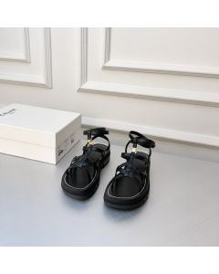 CELINE - CLEA TRIOMPHE STRAPPY SANDAL in CALFSKIN - VEGETAL TANNING