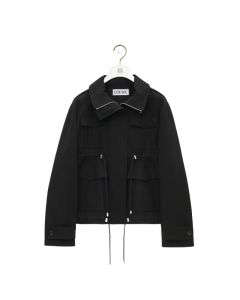 LOEWE Short parka in cotton