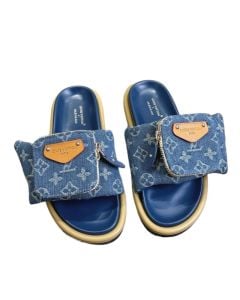 LV x TM Pool Pillow Flat Comfort Mule