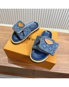 LV x TM Pool Pillow Flat Comfort Mule