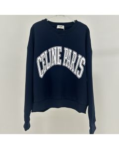 oversized Celine sweatshirt in cotton fleece
